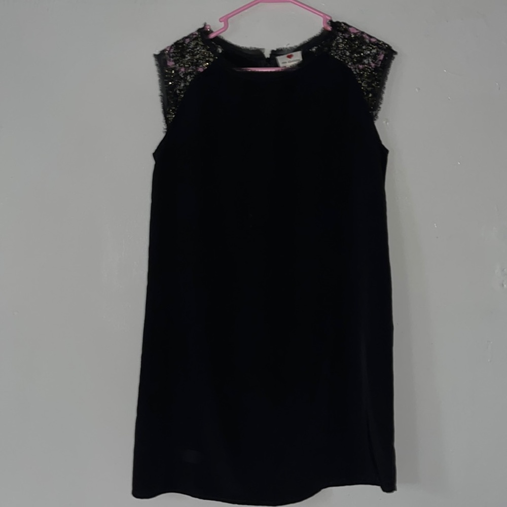 One clothing black with gold dress